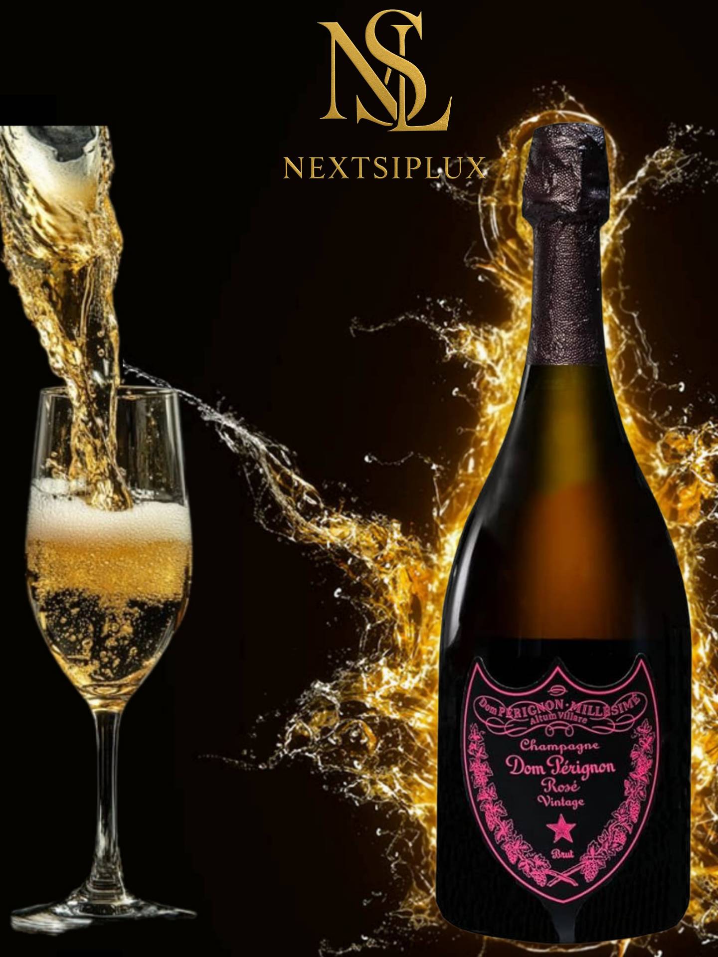 Dom Perignon Rose luminous label 0.75L