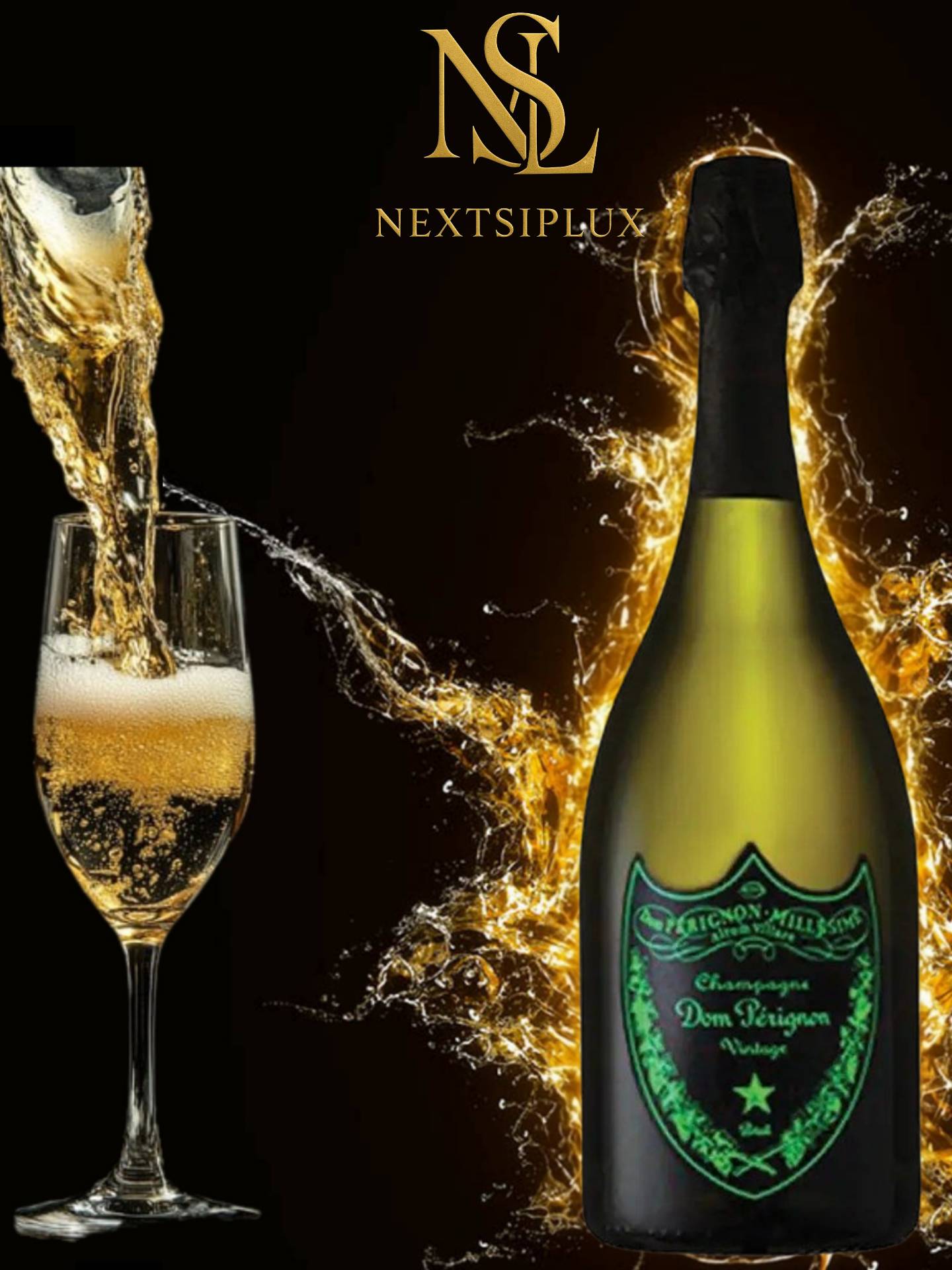 Dom Perignon luminous label 0.75L