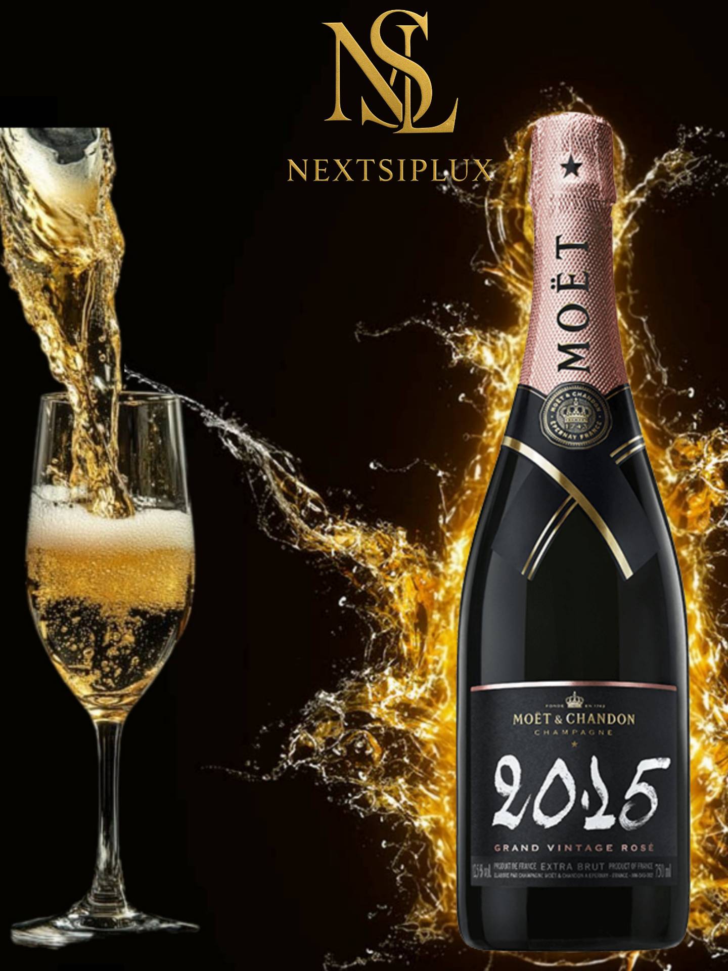 Moet and Chandon Grand Vintage Rose 2015 0.75L