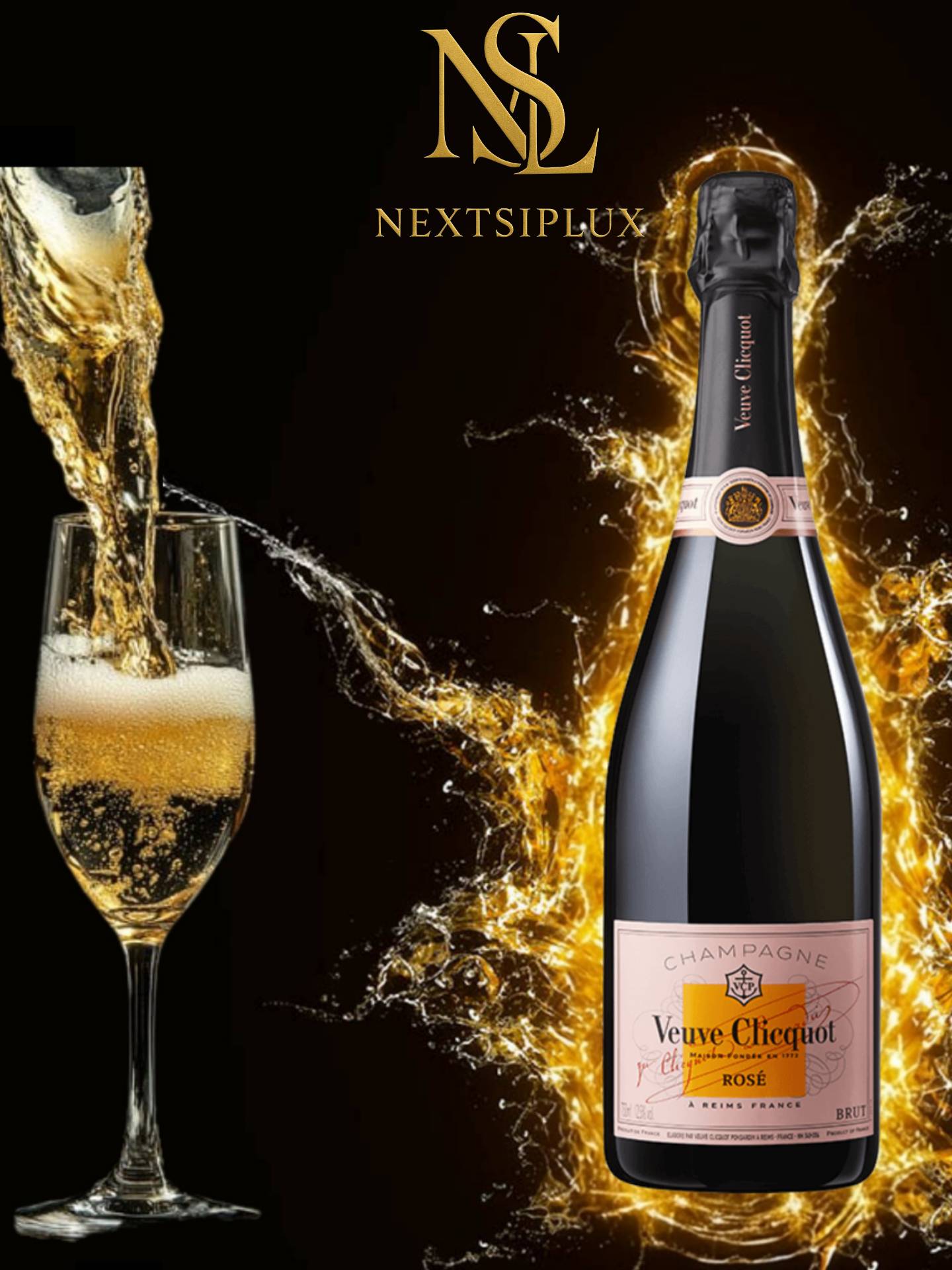 Veuve Clicquot Rose Yellow Label 0.75L
