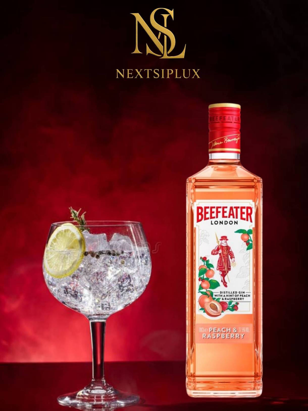 Beefeater Peach & Raspberry Gin 0.7 л. 0,7L