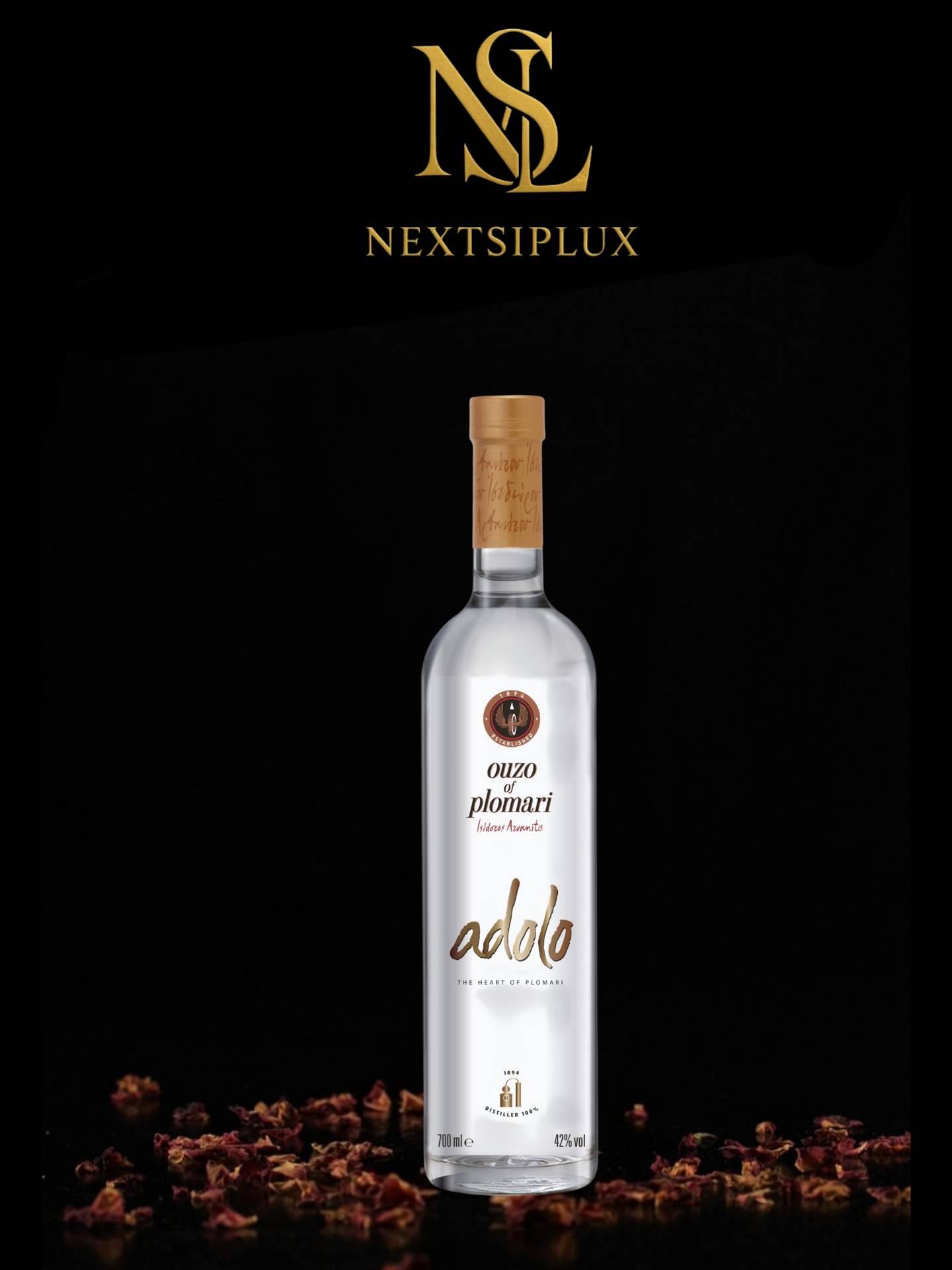 Ouzo Plomari Adolo 0.7L