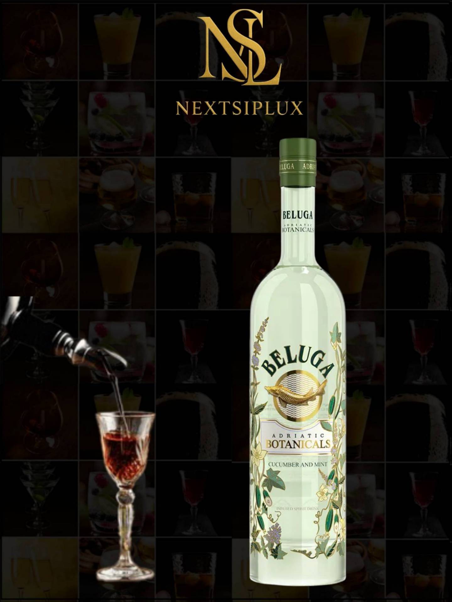 Beluga Adriatic Botanicals Cucumber and Mint