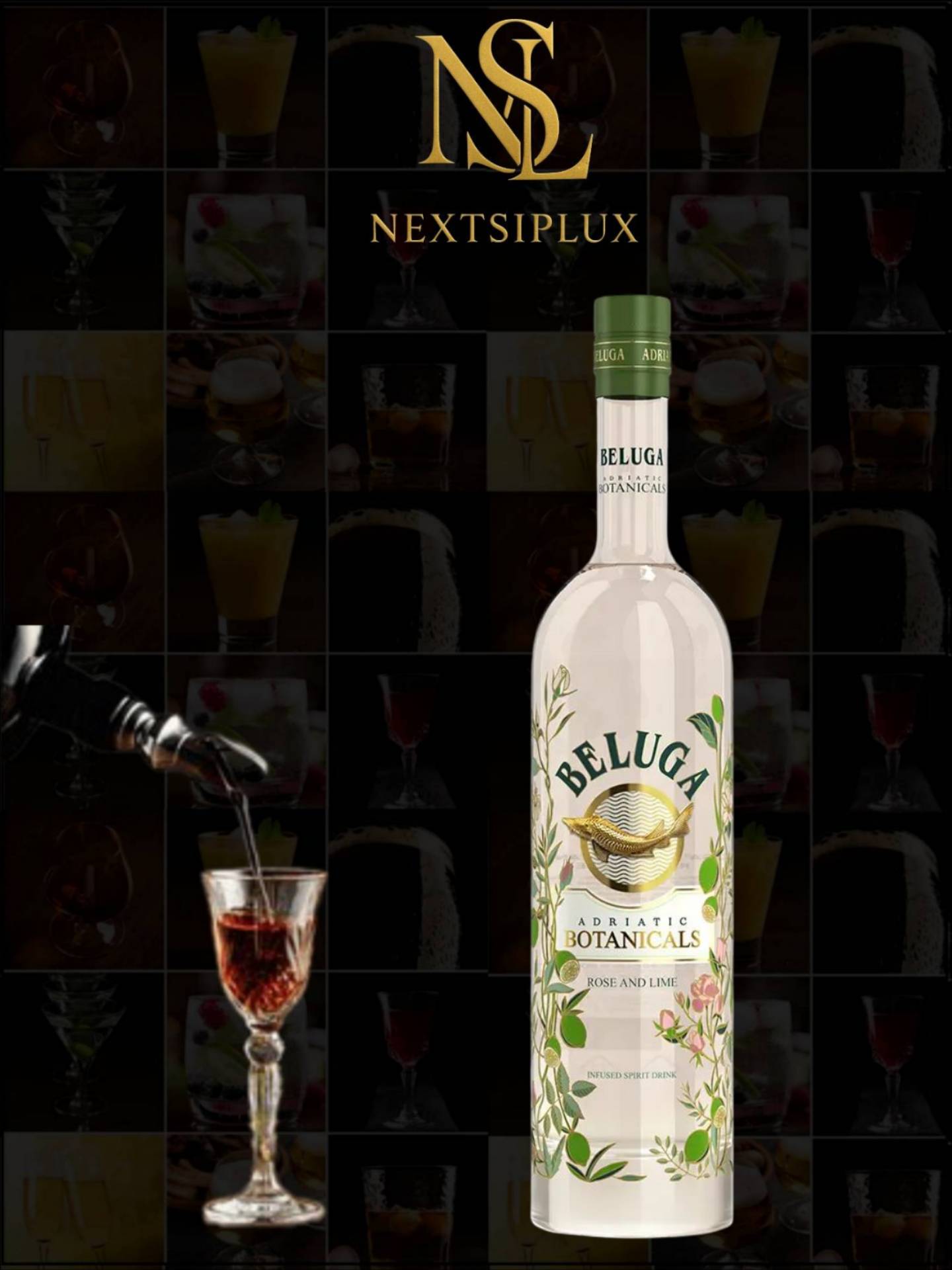 Beluga Adriatic Botanicals Rose & Lime 0.7L