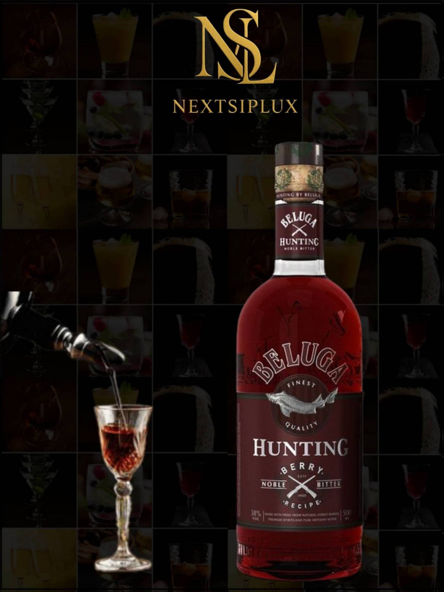 Beluga Hunting Berry Bitter 0.5L