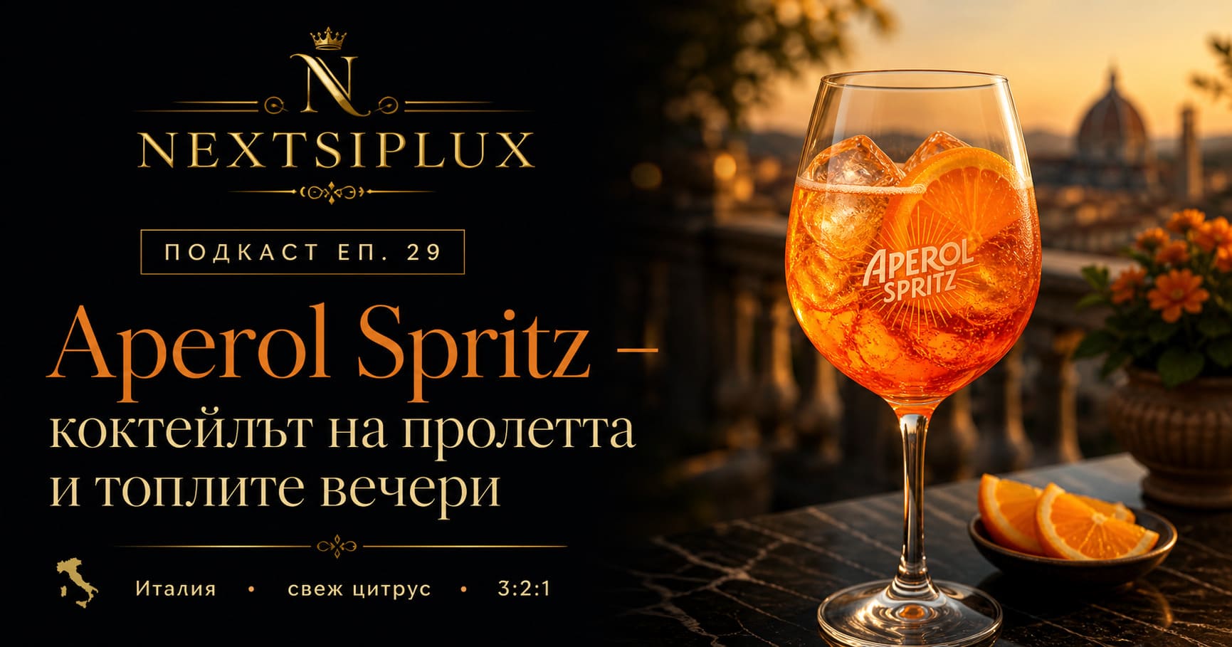 Aperol Spritz – коктейлът на пролетта и топлите вечери