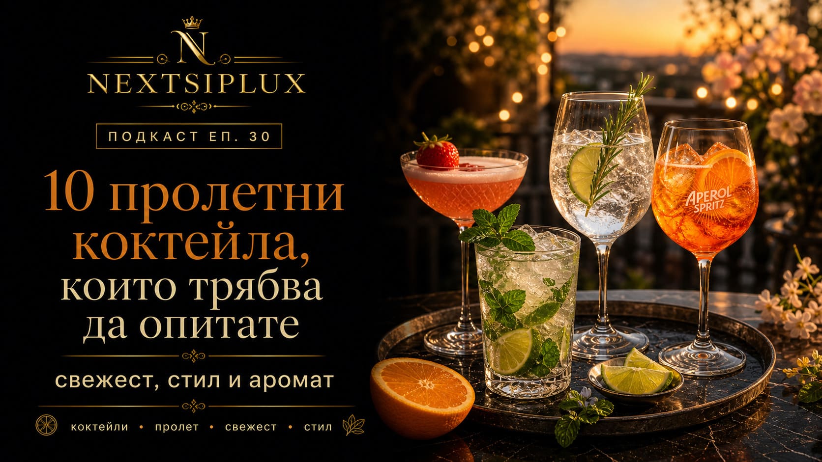 10 пролетни коктейла, които трябва да опитате – свежест, стил и аромат