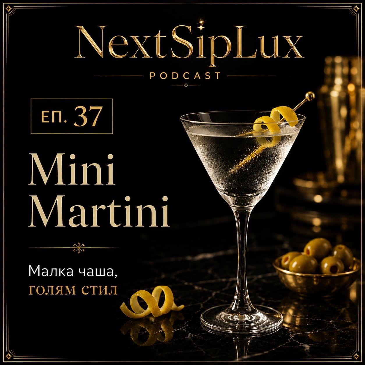 Mini Martini: малка чаша, голям стил