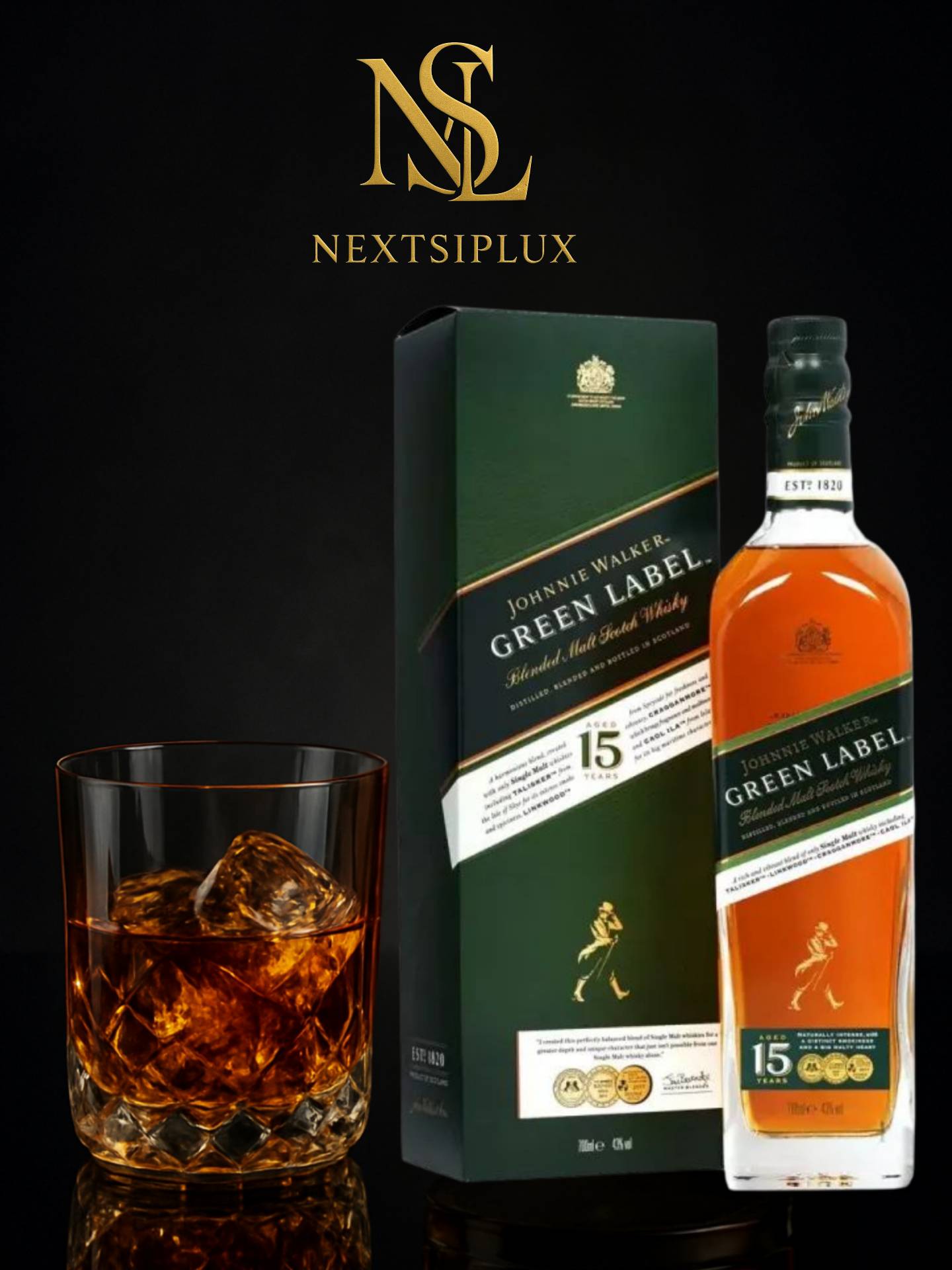 Johnnie Walker 15 YO Green Label 0.7L