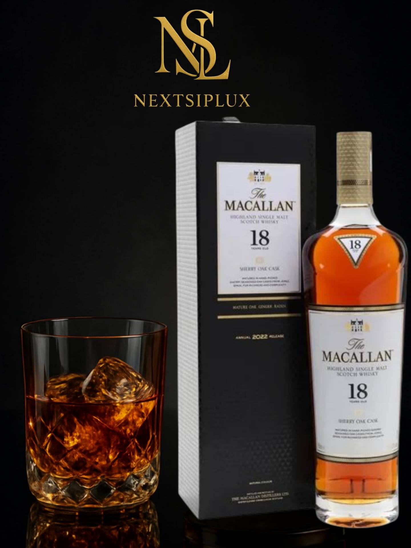 The Macallan 18 YO Sherry Oak 0.7L