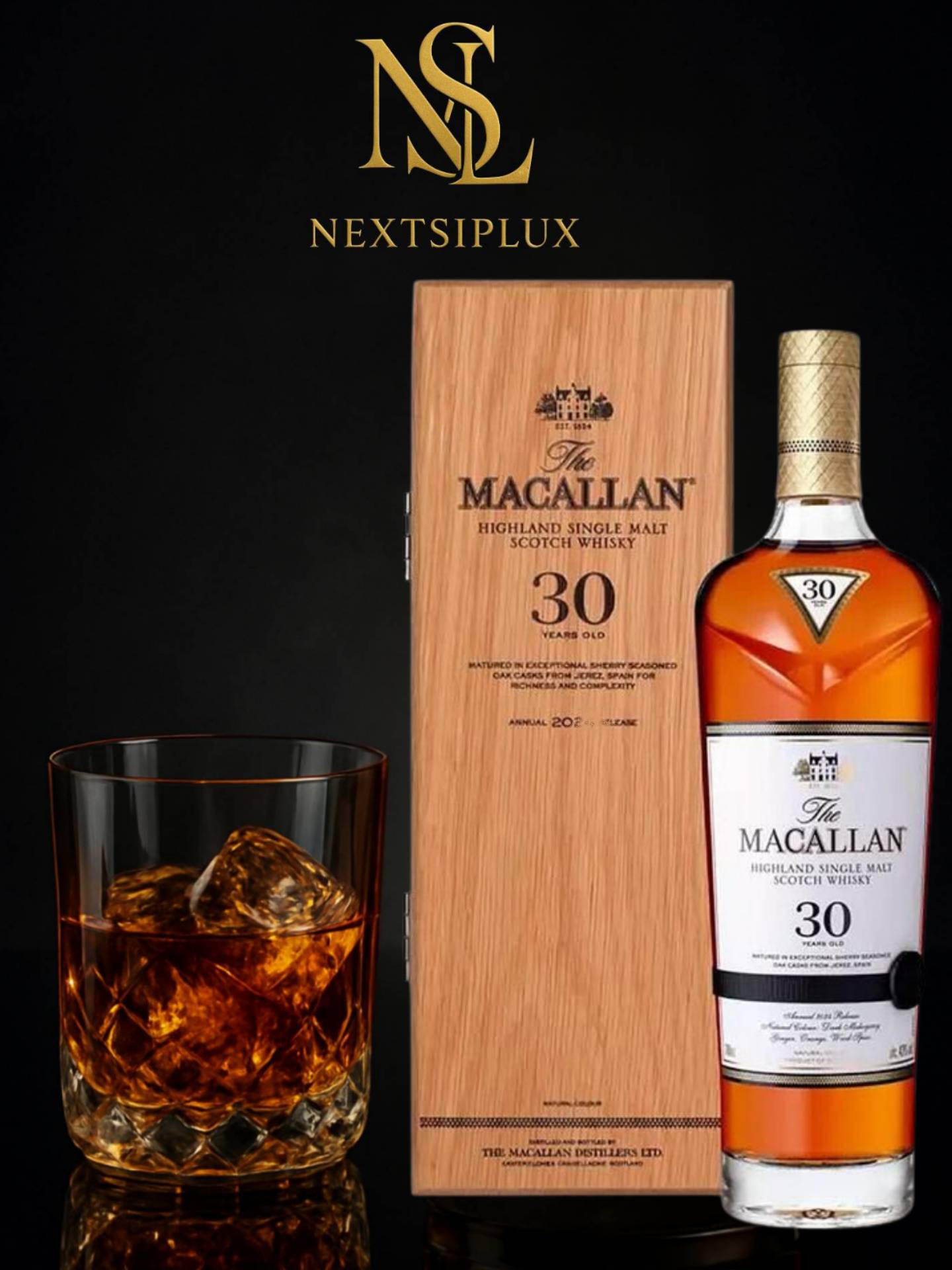 The Macallan 30 YO Sherry Oak 0.7L